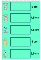 Vorschau - Arbeitsblätter - Klettmappe Längen messen Hund Mathe 2.Klasse - Seite 3