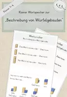 Vorschau - Präsentationen/Tafelbilder - Würfelgebäude -Kleiner Wortspeicher / Aufsteller für SuS - Deckblatt