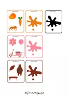 Vista previa - Tarjetas / Manipulativos - Tarjetas asociación de colores @fono.lenguaje - página 2