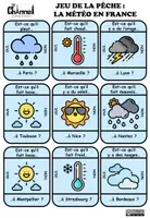 Vista previa - Juegos / Gamificación - LA MÉTÉO EN FRANCE – Jeu de la Pêche - página 1