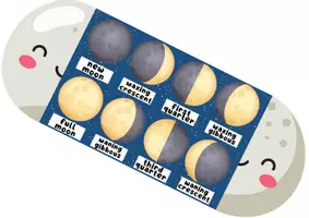 Vista previa - Juegos / Gamificación - Flipbook de las fases de la luna - página 3