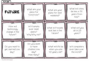 Vorschau - Stationenlernen - The Future - Conversation Cards - Seite 2