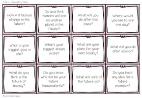 Vorschau - Stationenlernen - The Future - Conversation Cards - Seite 3