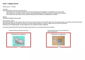 Vorschau - Spiele - Lenspiel: Aufgaben tauschen - Multiplikation im Zahlenraum bis 100 - Seite 1