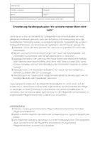Vorschau - Arbeitsblätter - Erweiterung Handlungssituation Ich verstehe meinen Mann nicht mehr - Seite 1