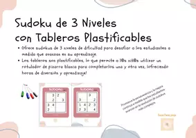 Vista previa - Hojas de trabajo - Sudoku infantil plastificable - página 1