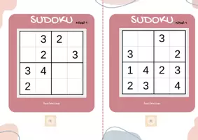 Vista previa - Hojas de trabajo - Sudoku infantil plastificable - página 2