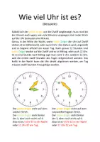 Vorschau - Arbeitsblätter - Wie viel Uhr ist es? (gemischte Uhrzeiten) - Deckblatt
