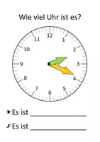 Vorschau - Arbeitsblätter - Wie viel Uhr ist es? (gemischte Uhrzeiten) - Seite 3