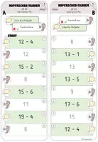 Vorschau - Aufgabenkarten - Kopfrechentandem im ZR 20 - Subtraktion mit & ohne ZÜ - Seite 3