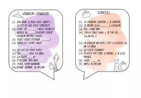 Vorschau - Spiele - Dialogkarten: Dans un magasin de vêtements (Kleidungsgeschäft) - Seite 2