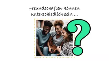 Vorschau - Stundenentwürfe - Freundschaft (Geheft ziemlich beste Freunde) - Seite 1