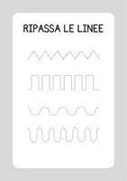 anteprima - Esercizi - Raccolta di schede di pregrafismo per la scuola dell'infanzia - Pagina 1