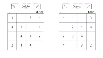 Vorschau - Arbeitsblätter - Sudoku 4x4 - Seite 2