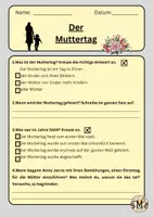 Vorschau - Arbeitsblätter - Der Muttertag - Seite 1