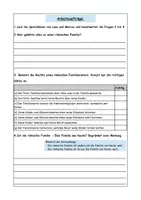 Vorschau - Arbeitsblätter - Die römische Familie - Eine Familie wie heute? - Vergleich - Seite 1