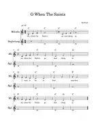 Vorschau - Anderer Materialtyp - When the Saints zweistimmig für Glockenspiele - Seite 2