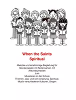Vorschau - Anderer Materialtyp - When the Saints zweistimmig für Glockenspiele - Deckblatt