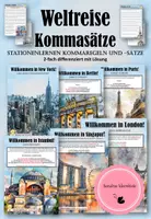 Vorschau - Arbeitsblätter - Kommasetzung - Deckblatt