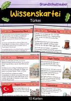 Vorschau - Stationenlernen - Wissenskartei - Türkei - Deckblatt