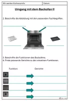 Vorschau - Arbeitsblätter - Backofen - Arbeitsblätter inkl. Lösungen - Seite 3