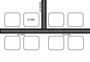 Vorschau - Stationenlernen - Sprechanlass: Prépositions en ville (In der Stadt) - Seite 2
