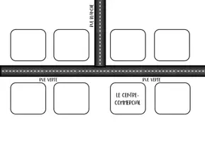 Vorschau - Stationenlernen - Sprechanlass: Prépositions en ville (In der Stadt) - Seite 3