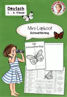 Vorschau - Arbeitsblätter - Schmetterling Lapbook | Sachunterricht Klasse 1-4 - Deckblatt