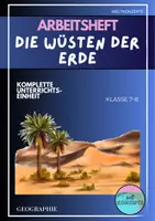 Vorschau - Stundenentwürfe - Die Wüsten der Erde - Komplette Themeneinheit - Arbeitsheft - Deckblatt