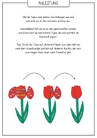 Vorschau - Arbeitsblätter - Muttertag Geschenk - Tulpen Basteln🌷💐Geschenk zum Muttertag Basteln - Seite 1