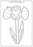 Vorschau - Arbeitsblätter - Muttertag Geschenk - Tulpen Basteln🌷💐Geschenk zum Muttertag Basteln - Seite 3