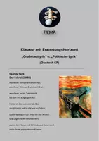 Vorschau - Klassenarbeiten - Großstadtlyrik - Klausur mit EWH zu "Der Schrei" von G. Sack - Deckblatt