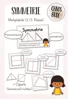 Vorschau - Poster - Symmetrie - Wortspeicher Merkplakat - Deckblatt