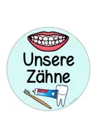 Vorschau - Stationenlernen - Legekreis - Zähne - Seite 1