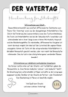 Vorschau - Arbeitsblätter - Vatertag / Christi Himmelfahrt - Textverständnis (differenzierter Sachtext - Arbeitsblätter - Lösungen) - Seite 1