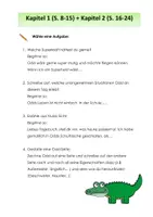 Vorschau - Präsentationen/Tafelbilder - Lesetagebuch Der Krokodildieb/ - Seite 1