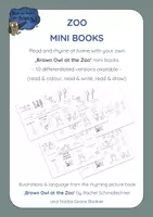 anteprima - Esercizi - Brown Owl at the Zoo - MINI BOOKS - Pagina di copertina