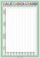 Vorschau - Stationenlernen - BALKENDIAGRAMM (Daten & Diagramme) - Legeübung + Aufgabenkarten - Seite 2