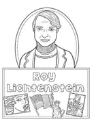 Vorschau - Arbeitsblätter - Roy Lichtenstein - Künstler - Flipbook einen Steckbrief erstellen & Kunstbetrachtung - Seite 2
