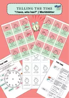 Vorschau - Spiele - Time Traveling - “I have - Who has” Spiel - Uhrzeiten auf Englisch - Deckblatt