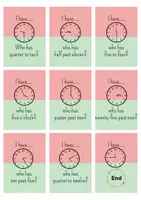 Vorschau - Spiele - Time Traveling - “I have - Who has” Spiel - Uhrzeiten auf Englisch - Seite 3