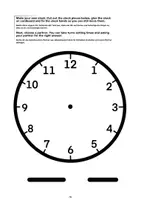Vorschau - Mal- und Bastelvorlagen - 🕰️ Time Traveling - Make your own clock - Uhrzeiten auf Englisch - Seite 1