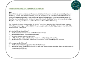 Vorschau - Arbeitsblätter - AnybookPro Material für DaZ: Raupe Nimmersatt - Seite 1