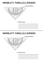 Vorschau - Arbeitsblätter - paralle und senkrechte Geraden Miniheft (Mathe Klasse 5.) - Seite 3