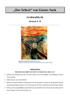 Vorschau - Arbeitsblätter - Großstadtlyrik - Musterinterpretation: "Der Schrei" G. Sack - Seite 3