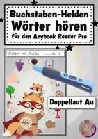 Vorschau - Arbeitsblätter - AnybookPro Material für DaZ: Buchstabenhelden "Doppellaut AU" - Deckblatt