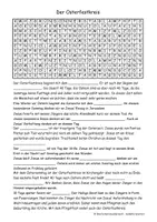 Vorschau - Arbeitsblätter - Der Osterfestkreis - Rätsel - Deckblatt