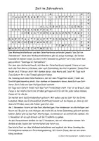 Vorschau - Arbeitsblätter - Zeit im Jahreskreis - Rätsel - Seite 3