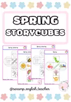 Vista previa - Manualidades / Dibujos para colorear - SPRING STORYCUBES - Portada