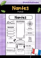 Vorschau - Stationenlernen - Nantes Fiche signalétique - Ville de France (français) - Deckblatt